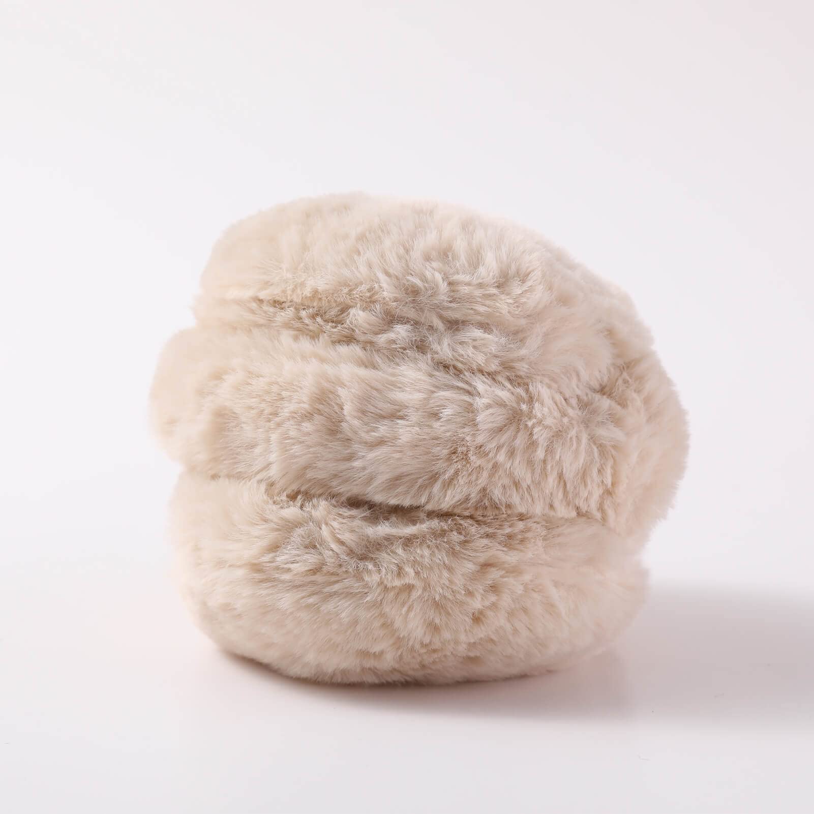 Kunstpelz Ohrenschützer für Damen Faltbare Pelzige Ohrenwärmer für Winter