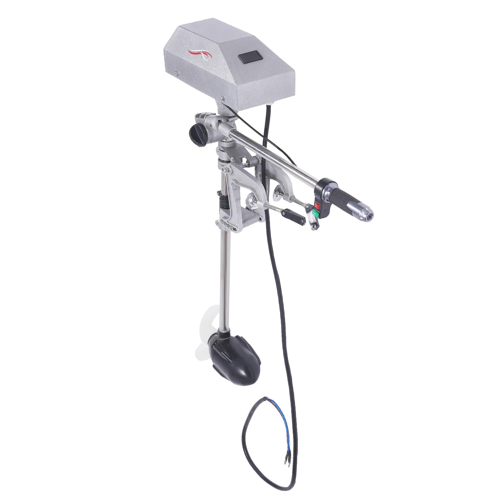 Motor fueraborda eléctrico, motor fueraborda subacuático, motor de trolling, 12-24 V, 800-1500 W, 2100-4200rmp, para todos los barcos con una longitud de 6,6-14,8 pies