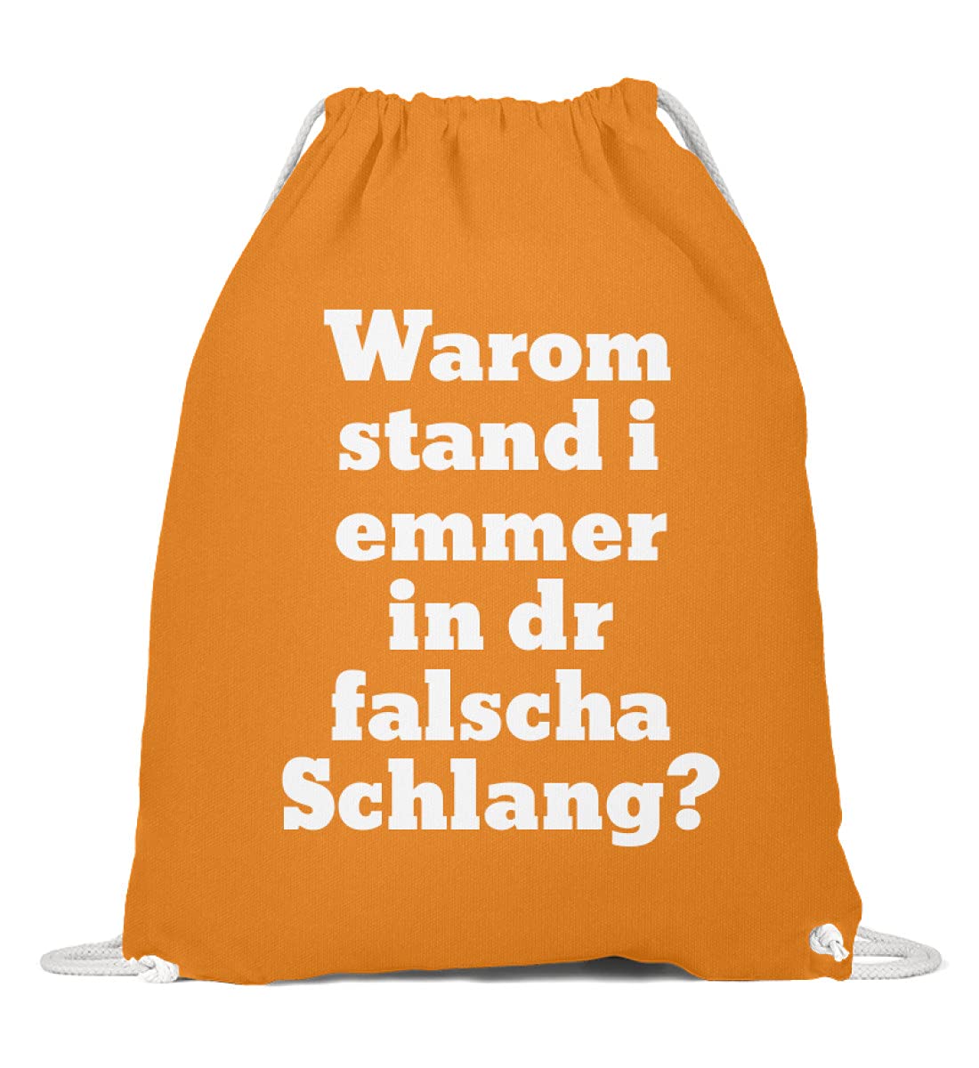 Gymsac orange en coton de 37cm-46cm pour vos séances de fitness - 3