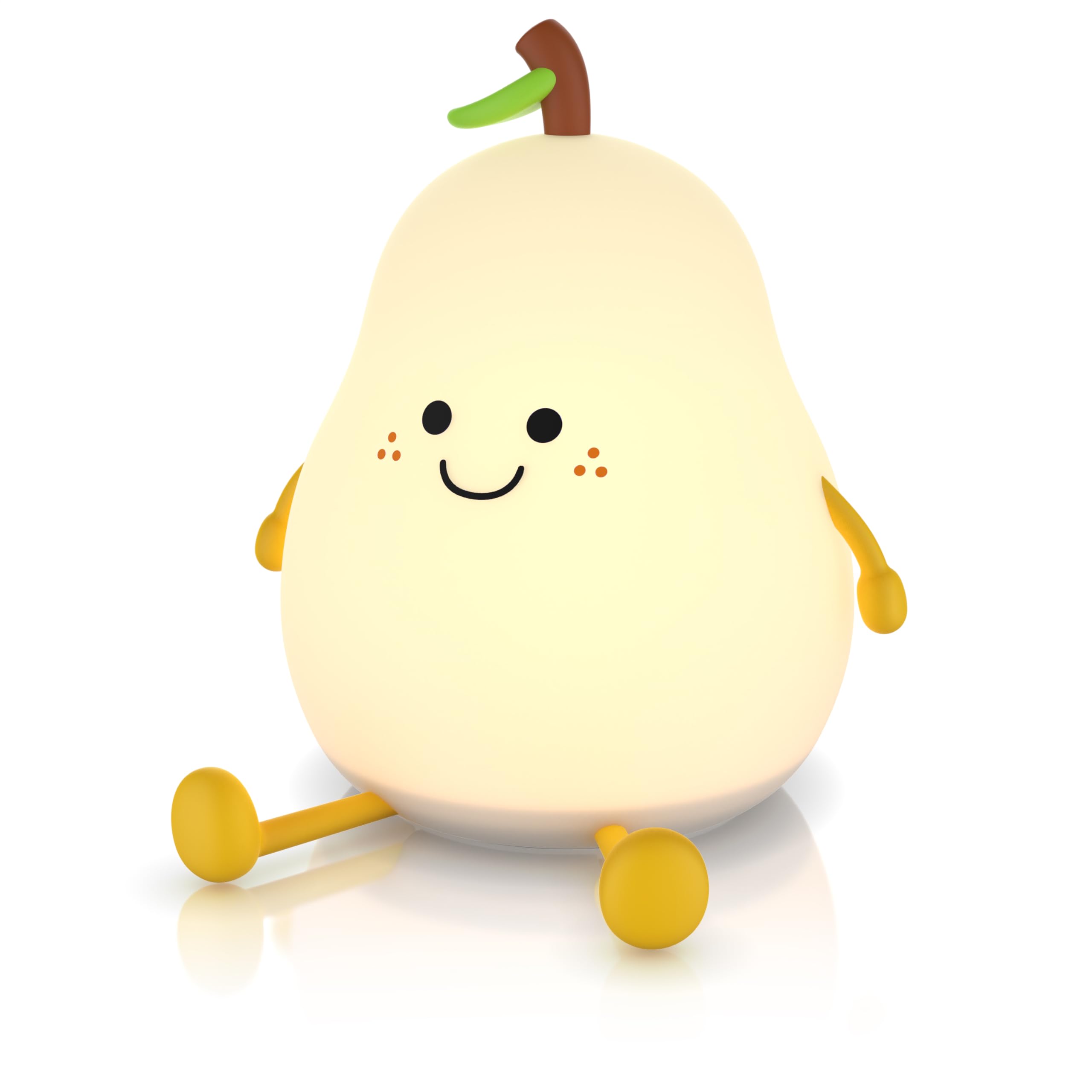 Mybeo - Nachtlicht für Babys und Kinder dimmbar – RGB Nachtleuchte mit Farbwechsel – mit Akku – Timer – 3 Helligkeitsstufen – Einschlafhilfe – Silikon Touch - für Schlafzimmer, Kinderzimmer, Flur