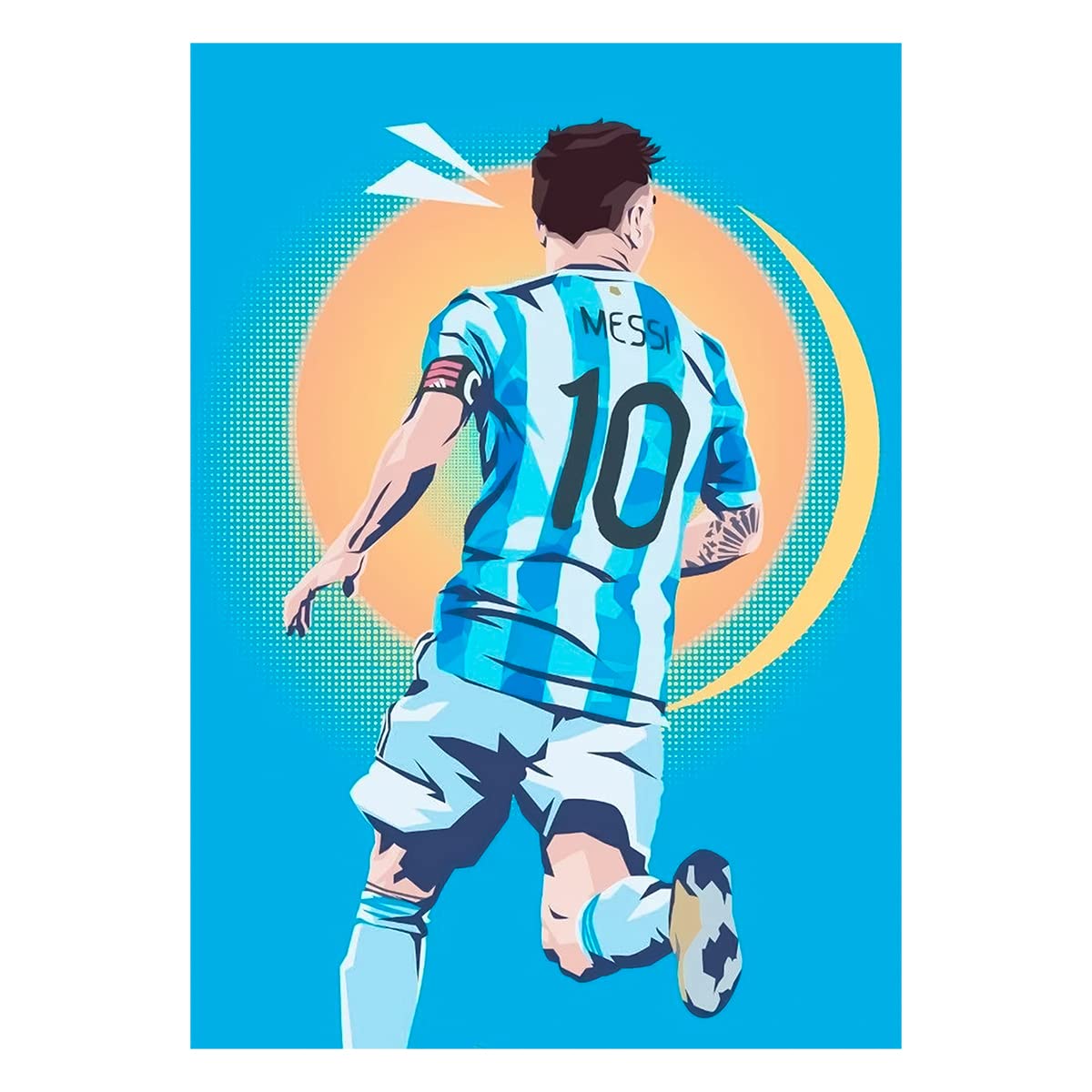 Messi wall sticker - Argentina messi wall poster - Messi mass illustration wall poster sticker - Messi football wall poster sticker - 300GSM - Glossy - Strong adhesive - starxdecals (B0BPQB82K7) Amazon Price History, Amazon Price Tracker