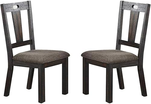 Miniatura 9 de Sillas de madera del diseño elegante simple Comedor 2pcs Sillas Asientos del amortiguador