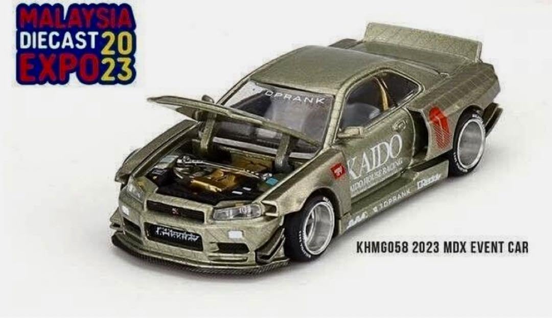 Amazon.co.jp: MiniGT KAIDO HOUSEマレーシア限定日産GT-R R34街道