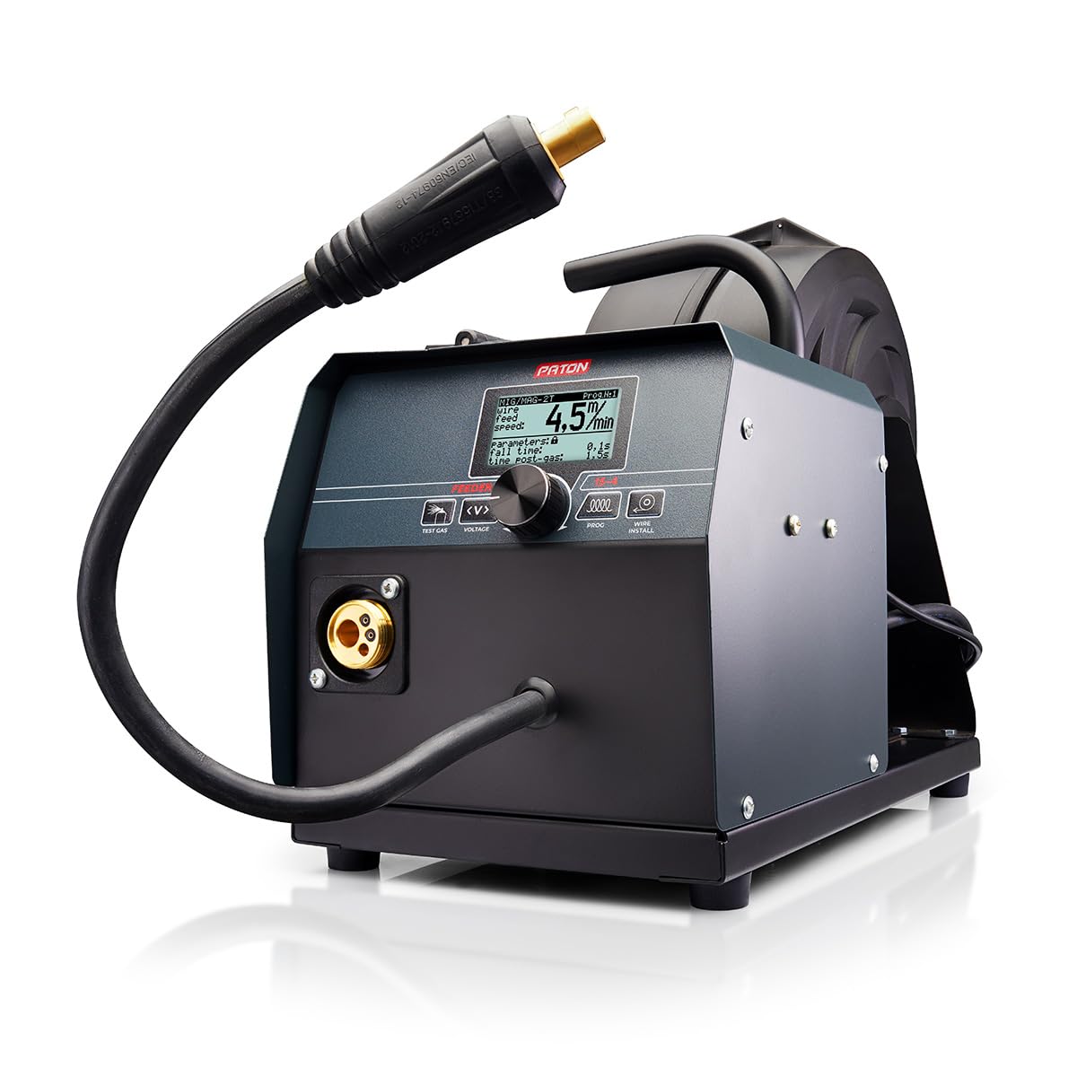 PATON MIG/MAG Feeder-15-4 (WA) unidad de alimentación de hilo digital 3 en 1 para soldadoras MIG – sistema con 4 rodillos de presión para hilos largos, accesorio profesional para soldadoras