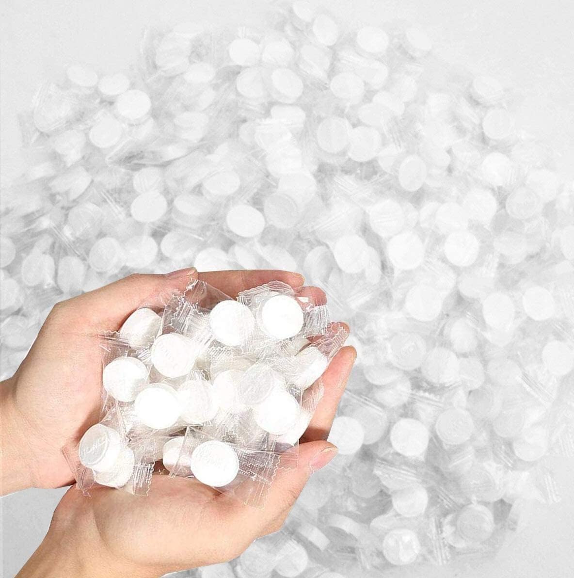 Magic Tablet Coin Tissue (500) Pocket-Sized Miracle, Quick Cleanse, Clean in a Snap, Magical Wipe…