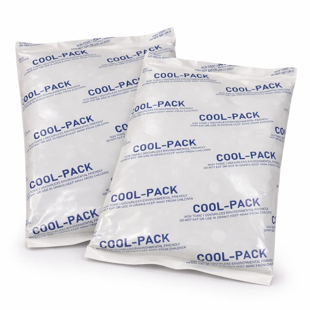 Gel Pack for Pain Relief, Hot and Cold Therapy, Reusable 2 Pc of 300 Grams Gel Pack for Pain Relief, Hot and Cold Therapy, Reusable 2 Pc of 300 Grams