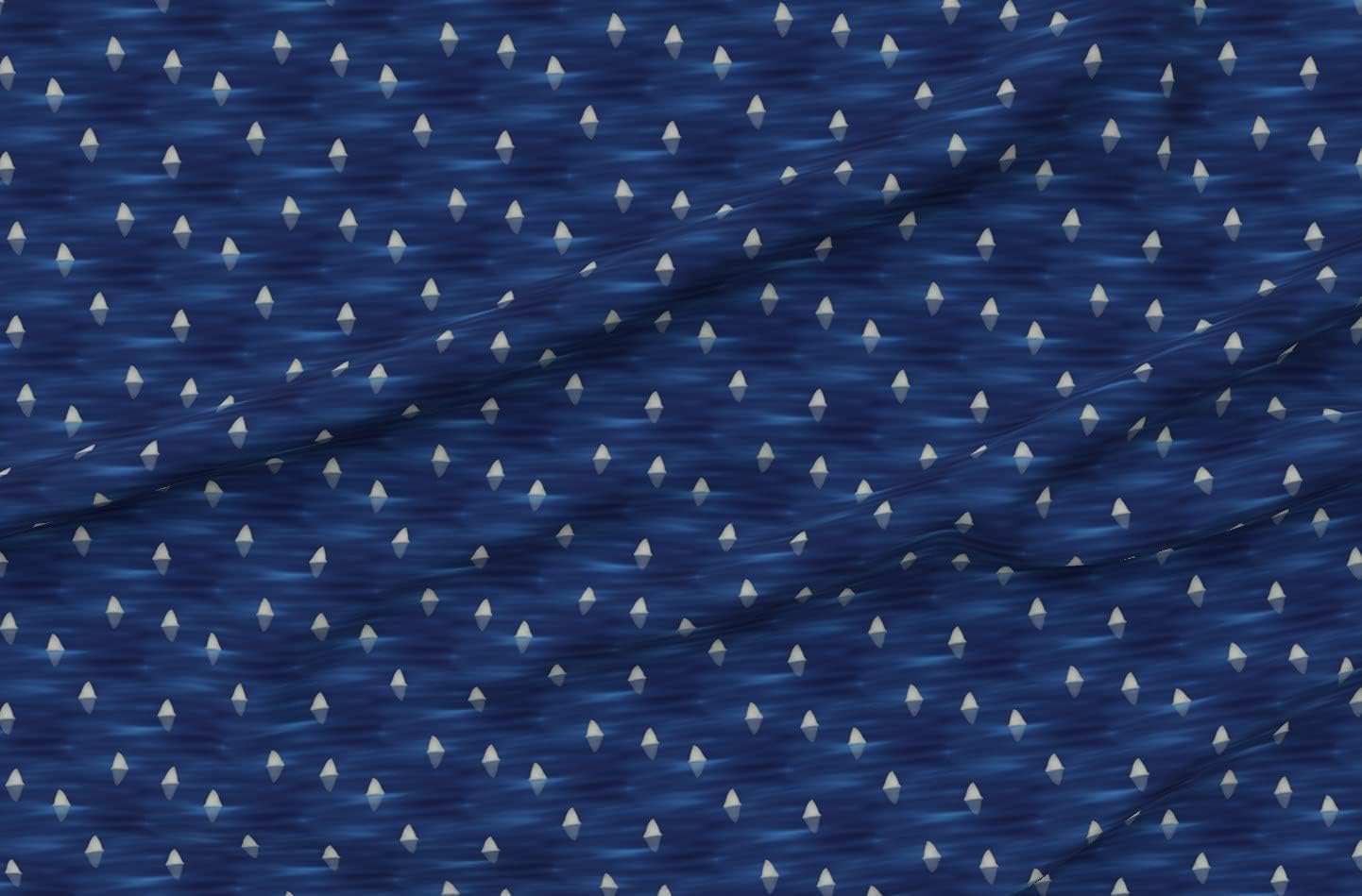 Spoonflower Fabric - Shark Sharks Printed on Organic Cotton Sateen Fabric by The Yard - Sewing Quilting Apparel Home Decor