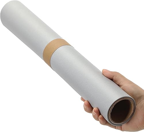 Vista 154 de Wooqu Paño de libro de piel sintética, base recubierta de poliuretano y no tejida, aspecto de cuero, suave, 17 x 29 pulgadas, para encuadernación