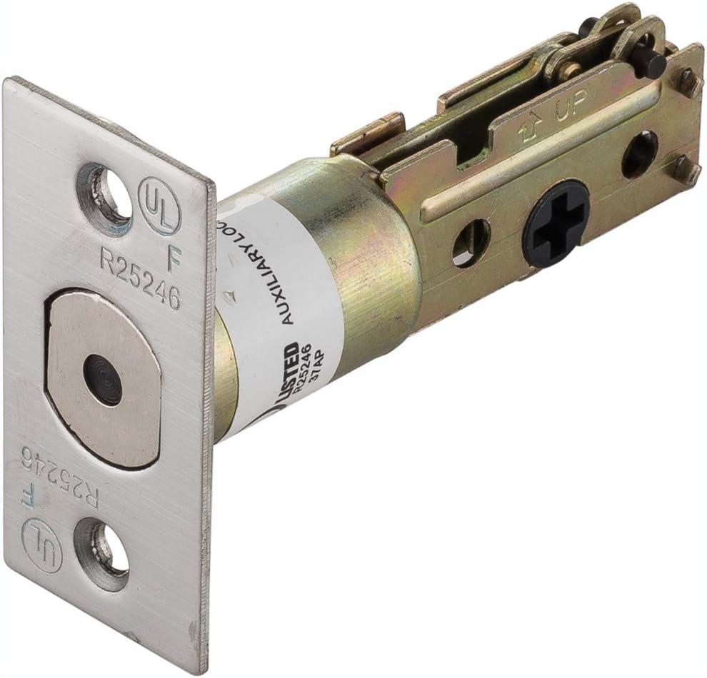 Commercial Deadbolt Latch, Ul Fire Rated, 2 3/8 Inch Backset