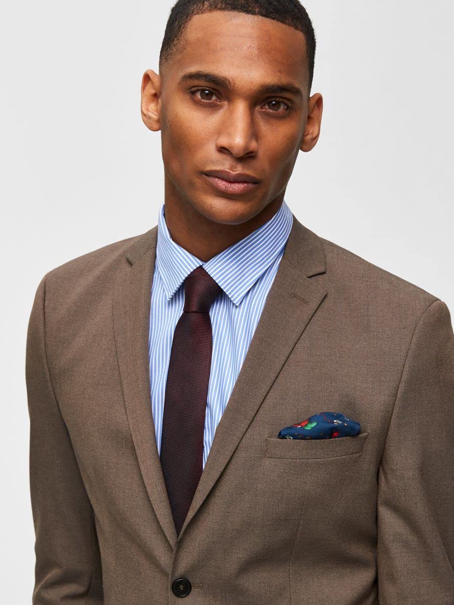 SELECTED HOMME krawat Mężczyźni Slhnew Texture Tie 7 cm Noos B