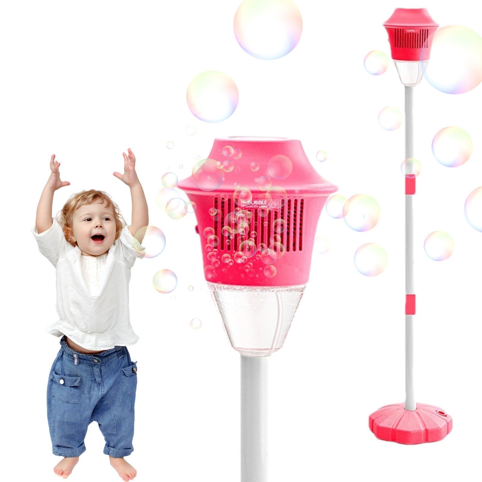 Macchina automatica per bolle di sapone, produttore di | Giocattolo a bolle con suono e luce per feste di compleanno, lauree, matrimoni