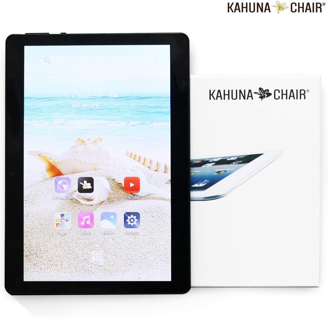 Kahuna Chair 10 Inch Tablet - Quadcore 1.5 Ghz Android 6 with 802.11b/g 1280 X 800 IPS