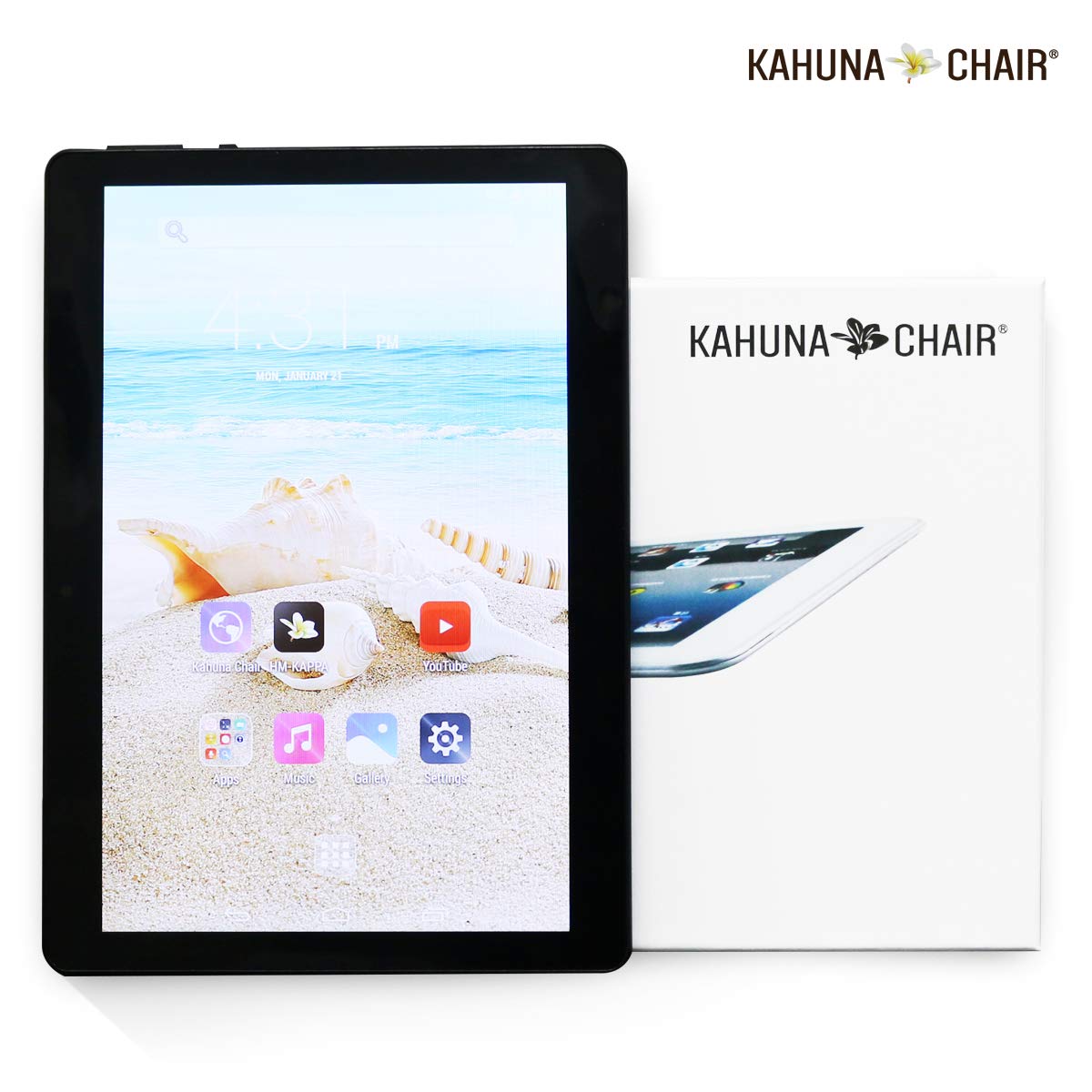 Kahuna Chair 10 Inch Tablet - Quadcore 1.5 Ghz Android 6 with 802.11b/g 1280 X 800 IPS