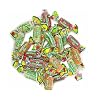 Vidal Soft Fruit Assorted Fruit Jelly Gummies, Individually Wrapped, Bulk Bag, 2.2 lbs