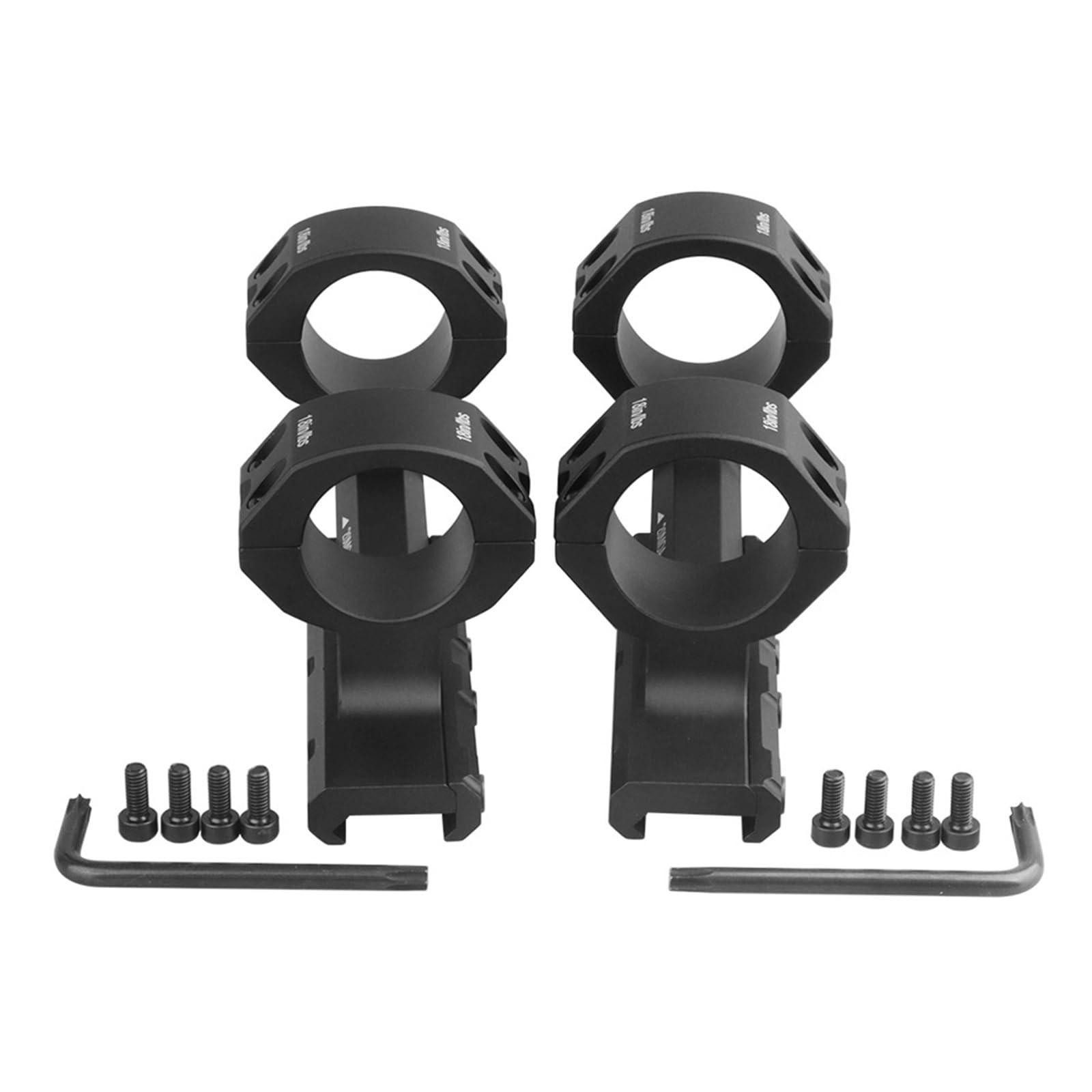 Supports De Lunette en Porte-à-Faux, Montures De Lunette Monobloc À Double Anneau Décalé Picatinny 21 Mm, Support Décalé Étendu en Alliage D'aluminium(30mm Ring)