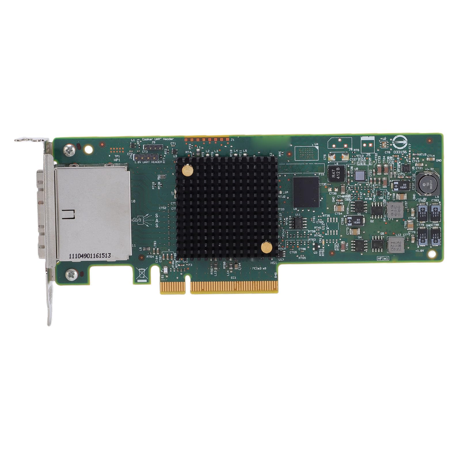Jectse Adattatore Bus Host SAS 9207-8e 6 Gbps SAS 8 Porte Esterne PCIe 3.0 X8 per Espansione Archiviazione Server