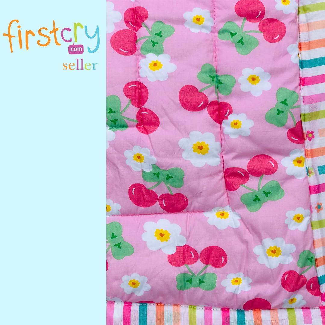 RURIBOSY |Bedding Mattress for Cotton, Baby Sleeping Bed Set Godari Baby Cradle |Sleeping Mat |Multi Purpose Cushioned Bed |Baby Bed for 0 to 2 Years. 1