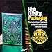Cyberpunk Green Cardistry Deck, White Cyberpunk Playing Cards for Kids & Adults with e-Book, Poker Deck