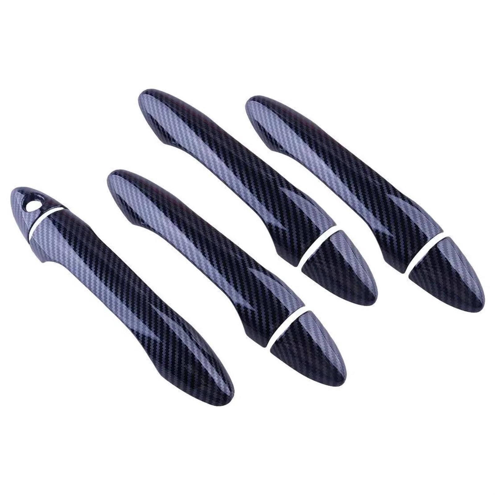 NOHEEU Car Door Handle Cap Decorative Outer Cover Shell for Kia for Cerato for Forte K3 2013-2017(Black)