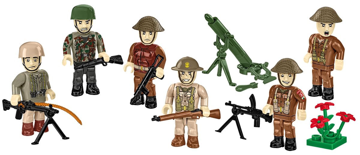 Cobi 2063 Historical Collection Battle of Monte Cassino Figures New Kit