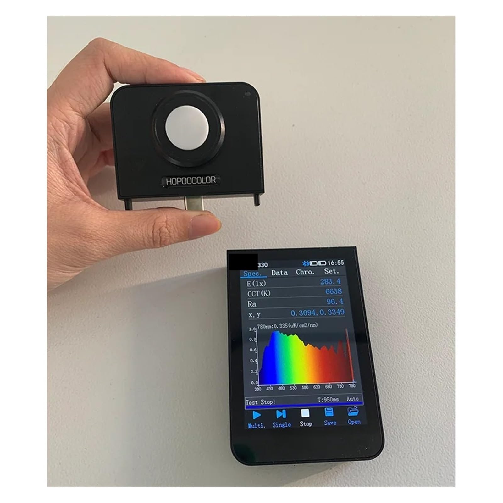 Espectrofotómetro, Espectrómetro Medidor De Espectro Luz CRI CCT Lux Tester