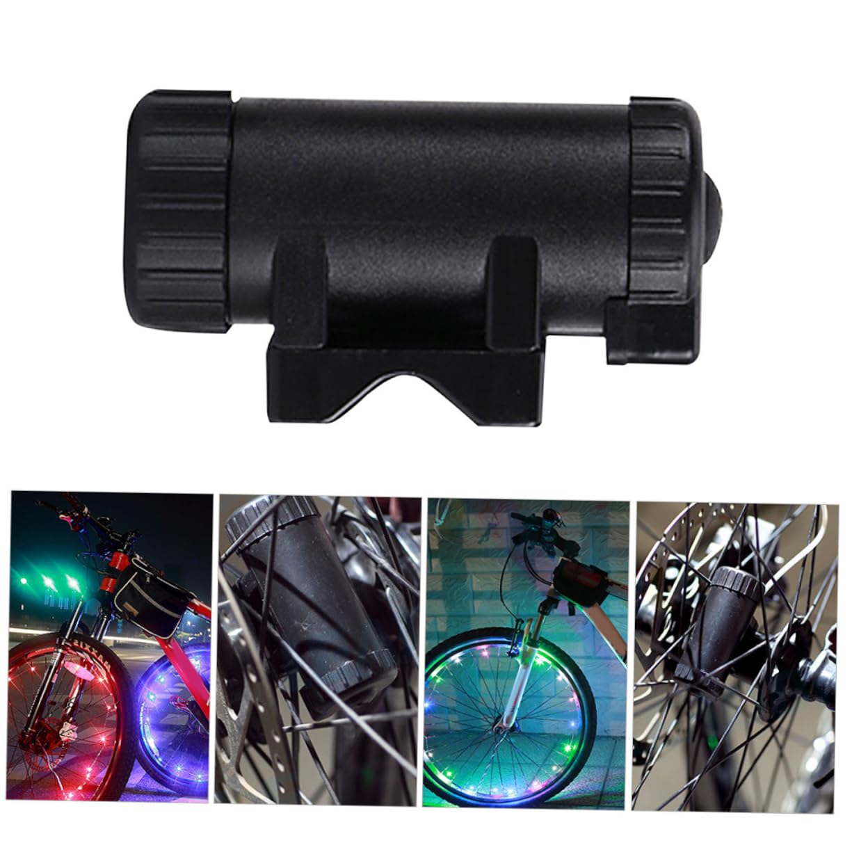 Toyvian Éclairage De Roue Éclairage De Moyeu Arrière De Vélo Éclairage De Roue Éclairage De Pneu Éclairage LED De Roue Éclairage Décoratif Éclairage Rechargeable Éclairage Filaire