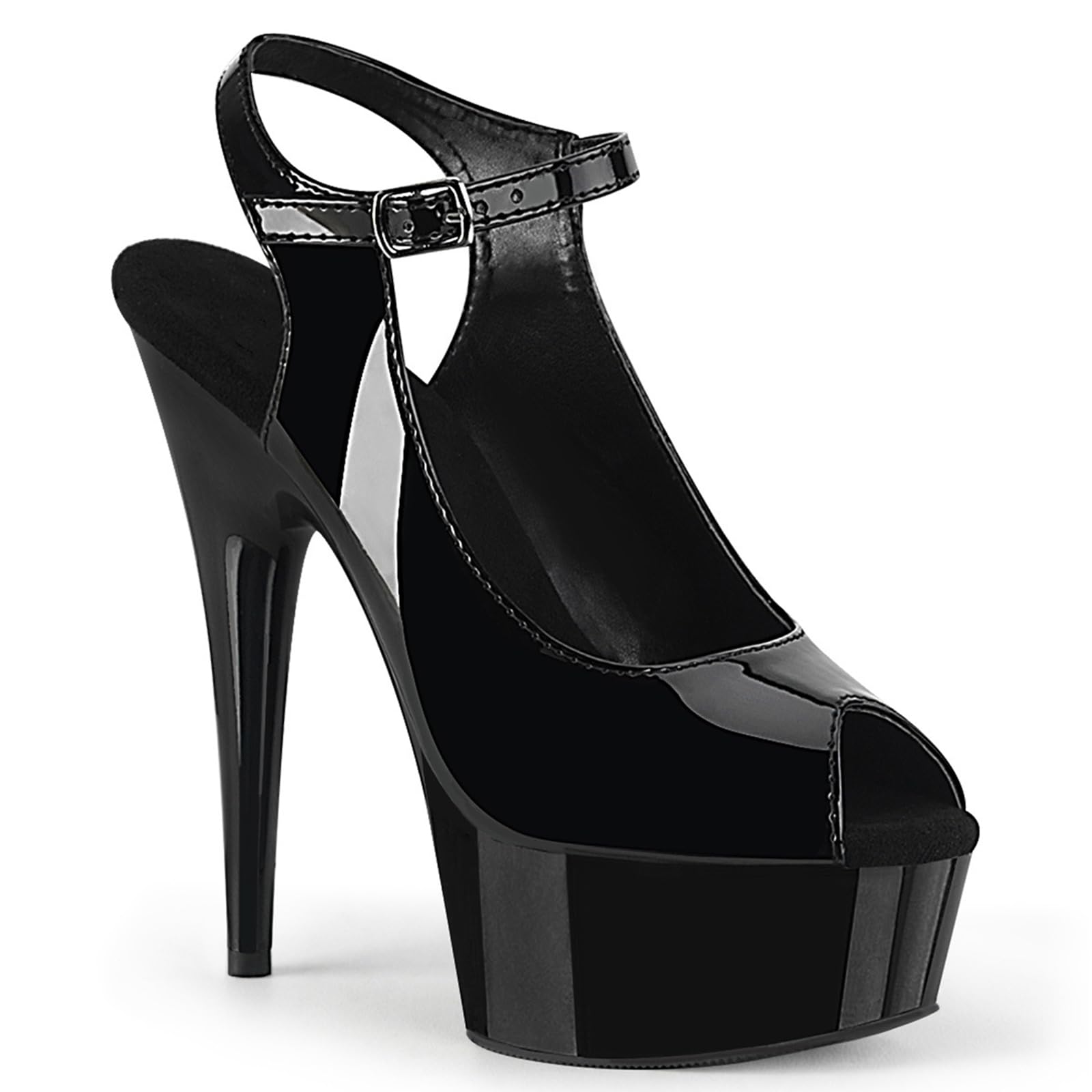 15CM/ 5.9IN Gran Tamaño Peces Boca Tacones Altos Plataforma Impermeable Modelo Sexy Catwalk Catwalk Poste Zapatos De Baile