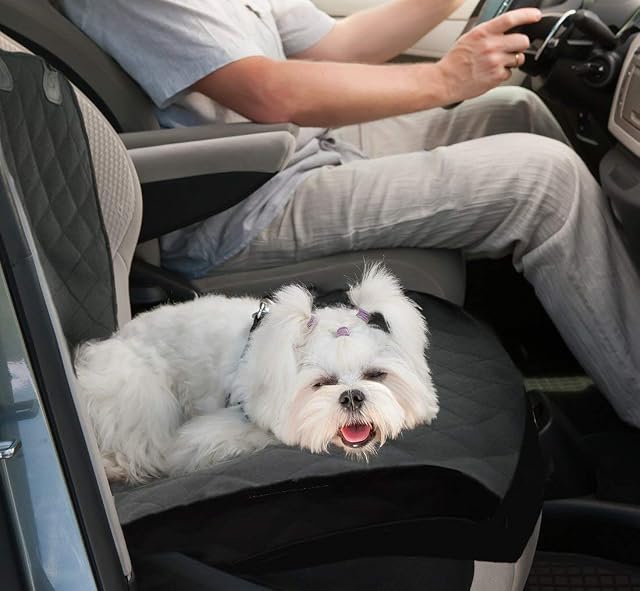 Foto 7 de 7 de Protector de la Cubierta del Asiento Delantero del Perro Hamaca Impermeable Antideslizante Lavable…