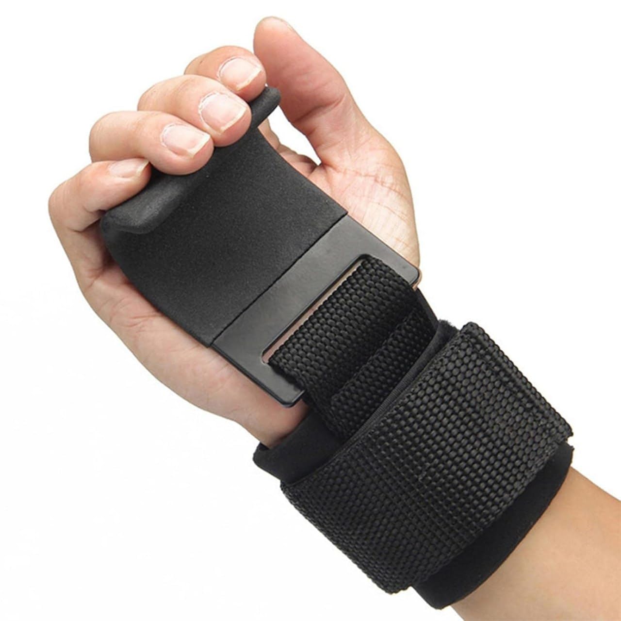 ZURITY Weight Lifting Power Hooks, 1 Pair Wrist Support Grips, Gym Hook Strap with Wrist Support with Cover, Lifting Power Hooks, Support Straps Gym Hook Gloves 1,(Pack of 1)-image-23