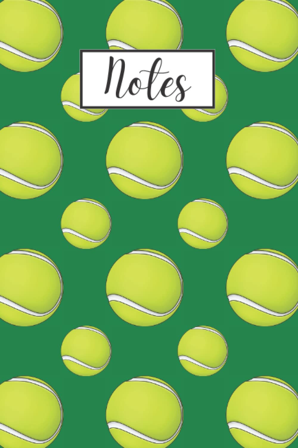 Notes: Tennis Notebook Journal, Cute Tennis Themed Gifts