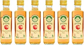 Vinagre de Maçã Orgânico São Francisco Acidez 6% Kit 6 Unidades 250mL