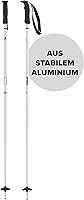 Atomic Women's Cloud Ski Poles - Lightweight 3K Aluminum, Steel Tip, 60mm Piste Basket for Women Skiers