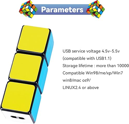 Miniatura 3 de leizhan Unidad flash USB de 16 GB para computadora, memoria USB pendrive, divertidos cubos de Rubik para profesores, estudiantes, familiares y amigos