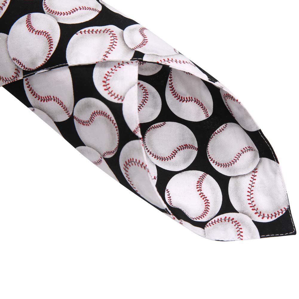 Hundehalstuch, wendbar, dreieckig, Halstuch, Zubehör, Baseball für Hunde, Katzen, Haustiere, Tiere