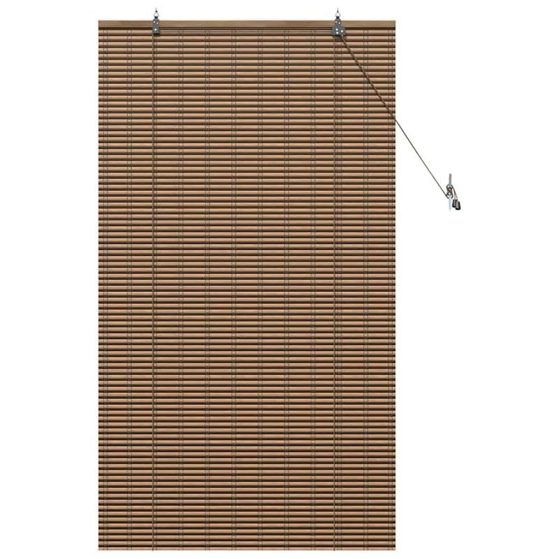 Persiana para ventana de bambú – Geométrica Marrón 90 x 160 cm – Protección Natural para Ventanas – Respetuoso con el medio ambiente y duradero
