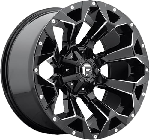 Miniatura 8 de Fuel D787 D78717852652 - Rin de 17 x 8.5 pulgadas, patrón de pernos de 5 x 4.55 pulgadas, M-Blk Rd-Mill (mate, negro y fresado), desplazamiento de