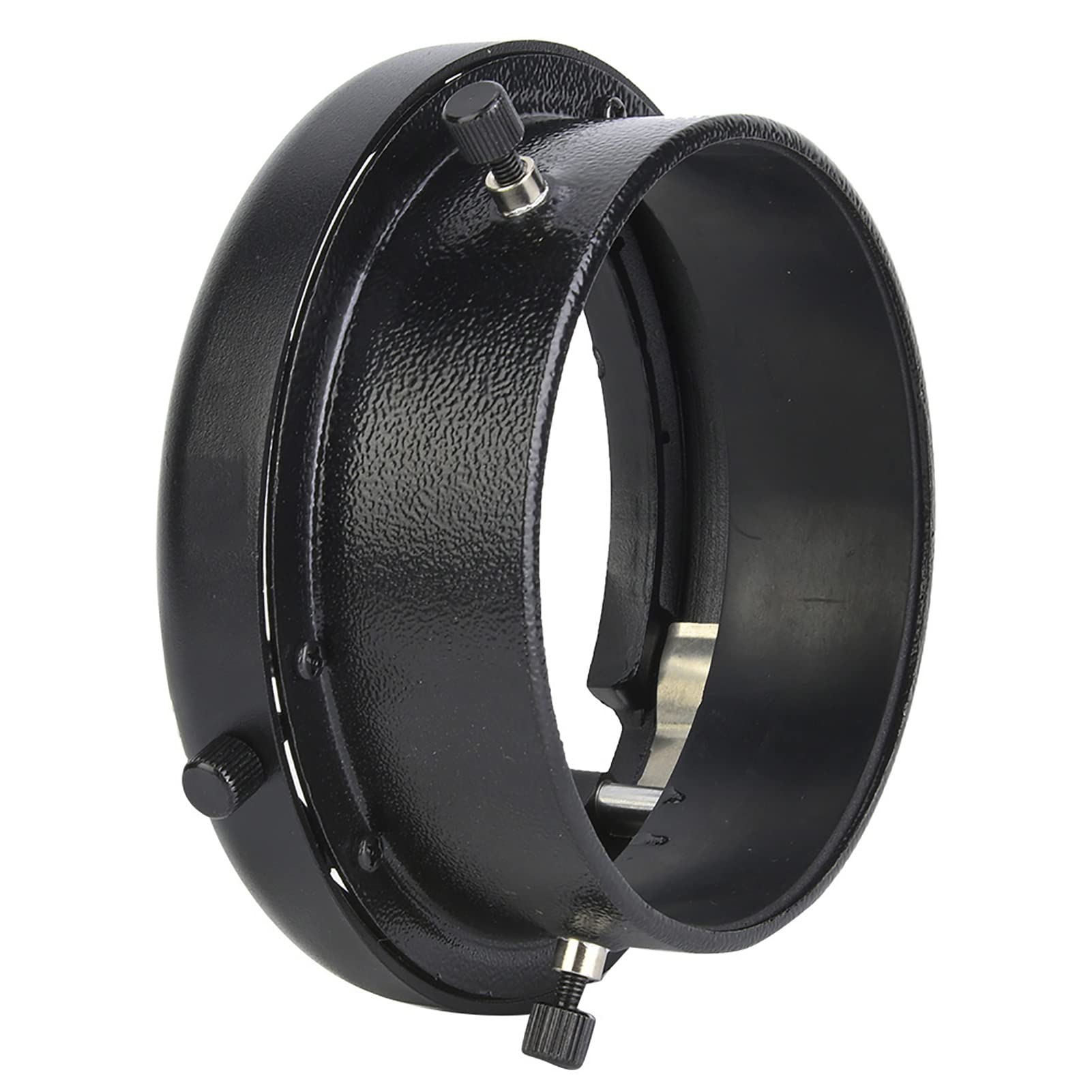 Soporte de flash de aluminio para evitar vibraciones en adaptador de anillo