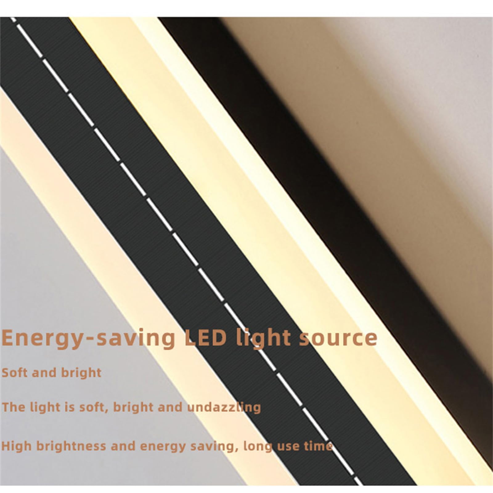 Applique da Parete a LED Moderna e Minimalista, Impermeabile IP65, Luce Solare per Esterni per Ga, Design a Striscia Lunga, apparecchio in Metallo Acrilico per Interni, Soluzione d