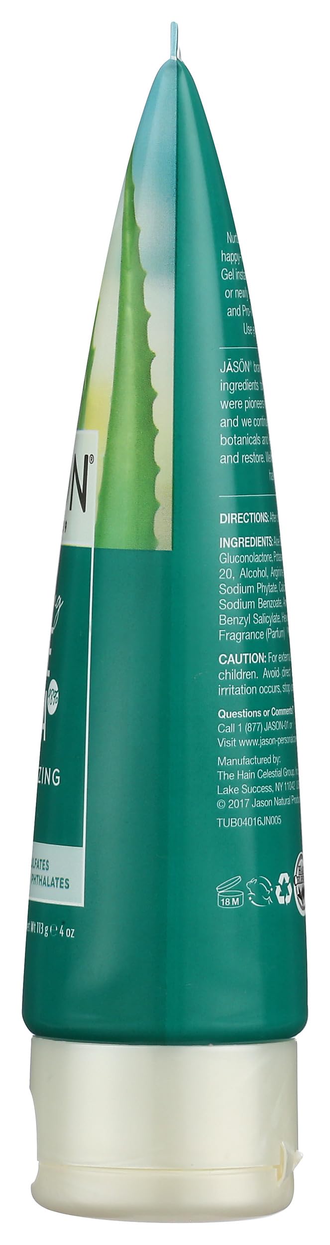 Amazon.com : Jason Moisturizing Gel, Soothing 98% Aloe Vera, 4 oz : Facial  Cleansing Gels : Beauty & Personal Care