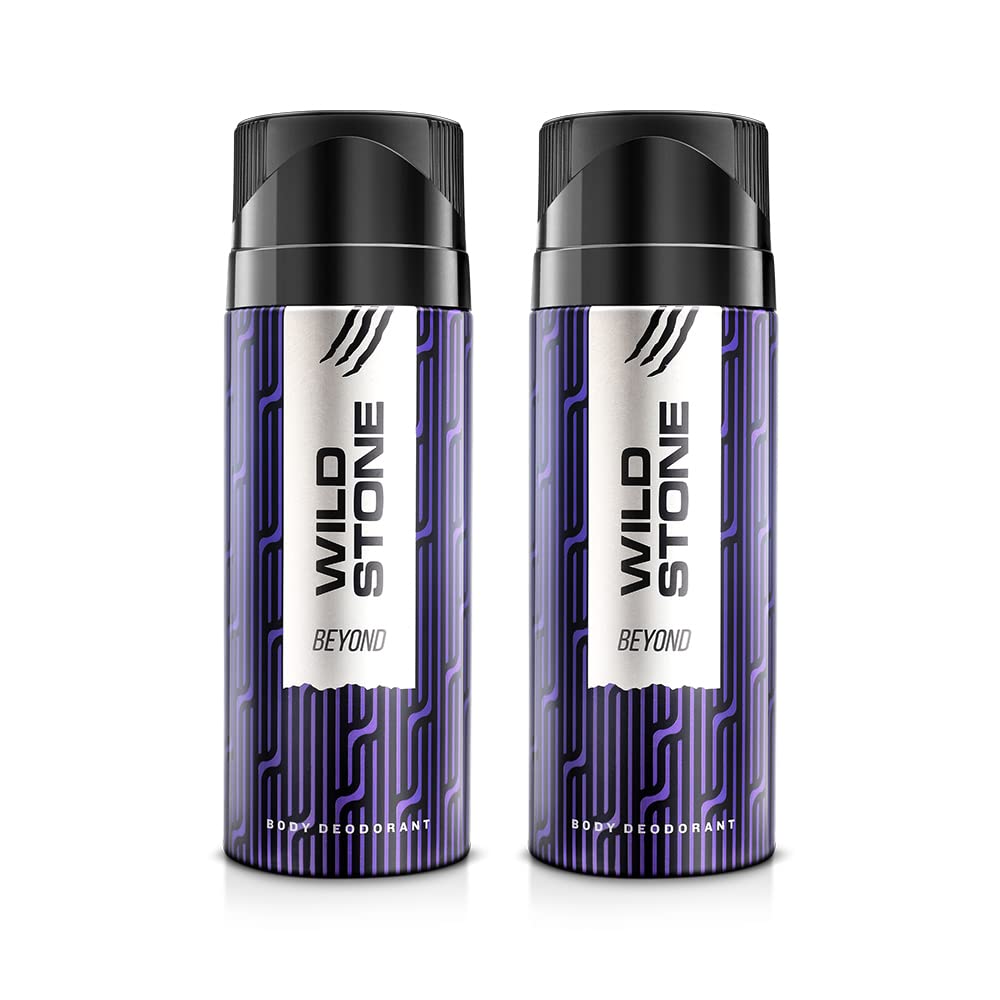 Wild Stone Beyond Long Lasting Deodorants Spray For Men, Pack Of 2 (150Ml Each)