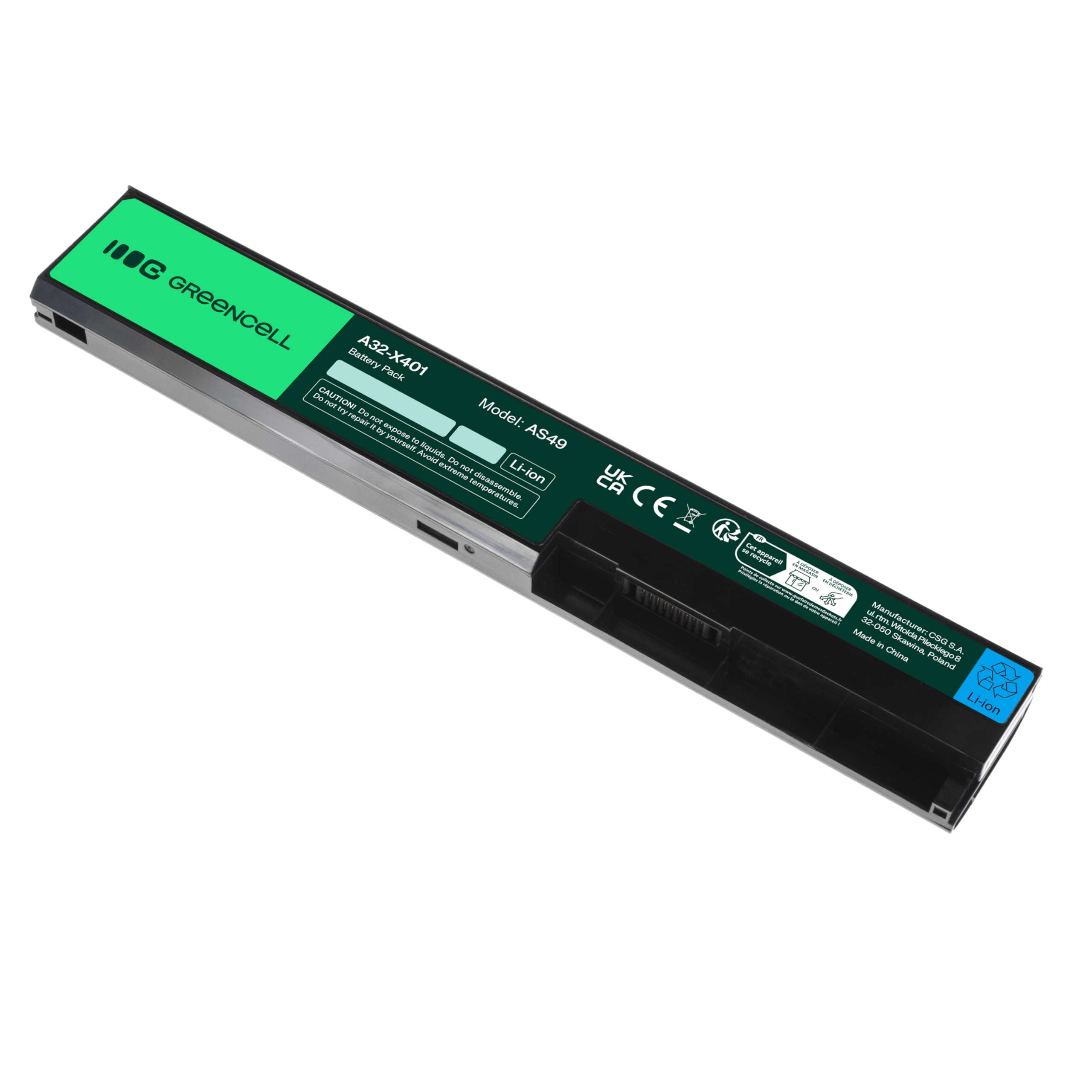 Green Cell Batterie ASUS A32-X401 pour ASUS X501 X501A X501A1 X501U X401 X401A X401A1 X401U X301 X301A X301A1 X301U F301 F301A F301U F401 F401A F401U F501 F501A F501A1 F501U S401