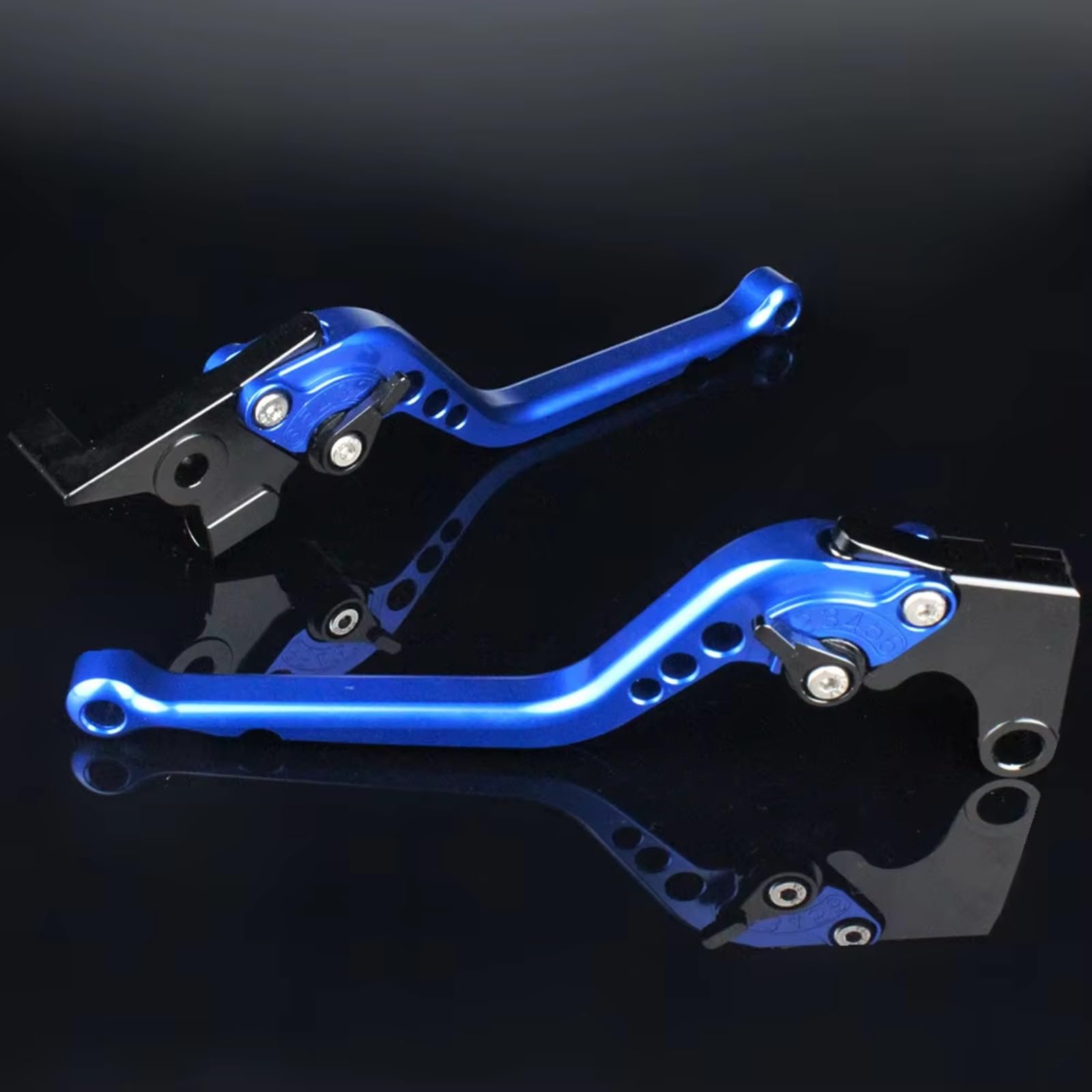 Naojino Brake Clutch Levers for CBF500 for CBF600 for CBF600N for CBF600S 2004 2005 2006 Motorcycle Adjustable Brake Clutch Lever Handlebar Levers Handle(Blue)