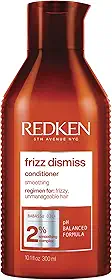 Redken Condicionador Frizz Dismiss, para cabelos com frizz, Anti-frizz, protege os fios contra a umidade, sem sulfato, com Óleo de Babassu + Concentrated Smoothing Complex, Exclusivo Amazon, 300ml​