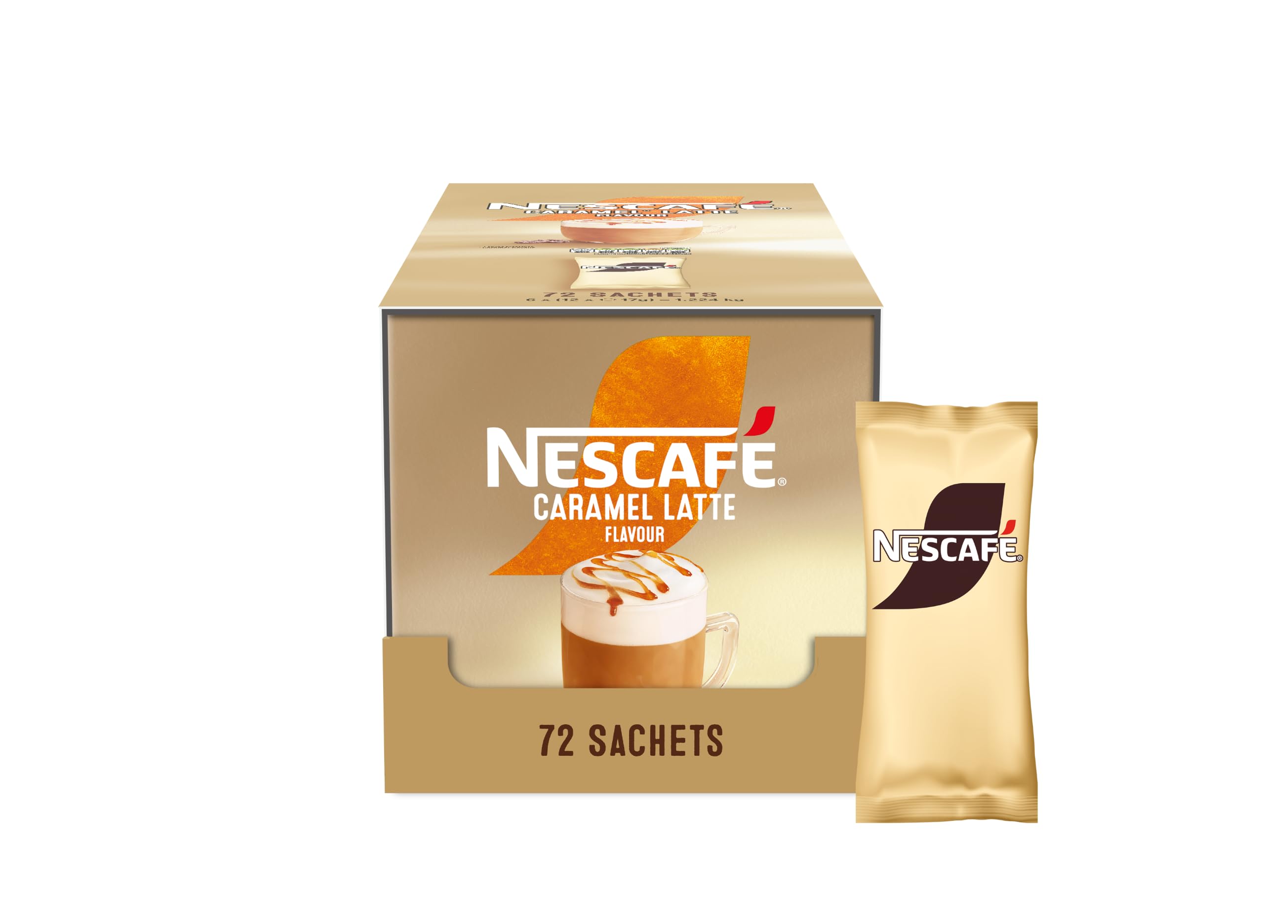 NESCAFÉ Caramel Latte Instant Coffee Sachets - 72 x 17g