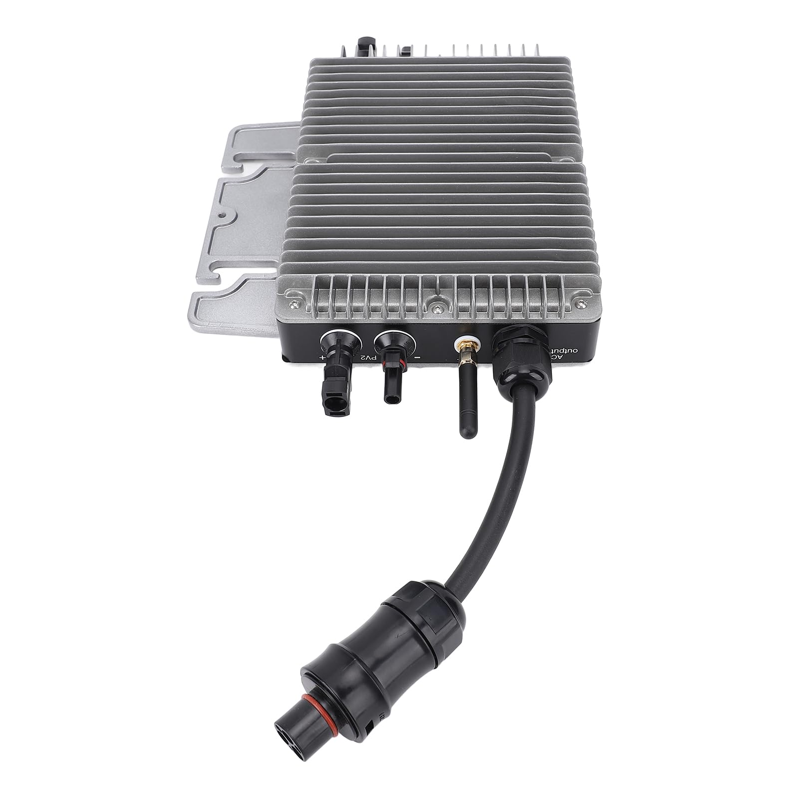 HEEPDD 800-W-Solar-Grid-Tie-Mikro-Wechselrichter mit MPPT, Reiner Sinuswelle, IP67 Wasserdicht, WLAN-Überwachung, Aluminiumlegierung