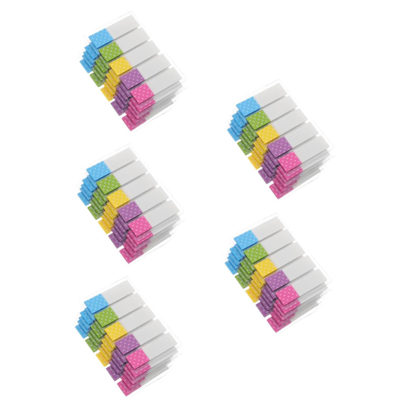 Ciieeo 30paquetes Etiquetas Adhesivas De Páginas De Marcadores De Página Coloridos Notas Autoadhesivas Para Cuadernos y Oficina Diseño Creativo y Compacto Para Estudiantes y