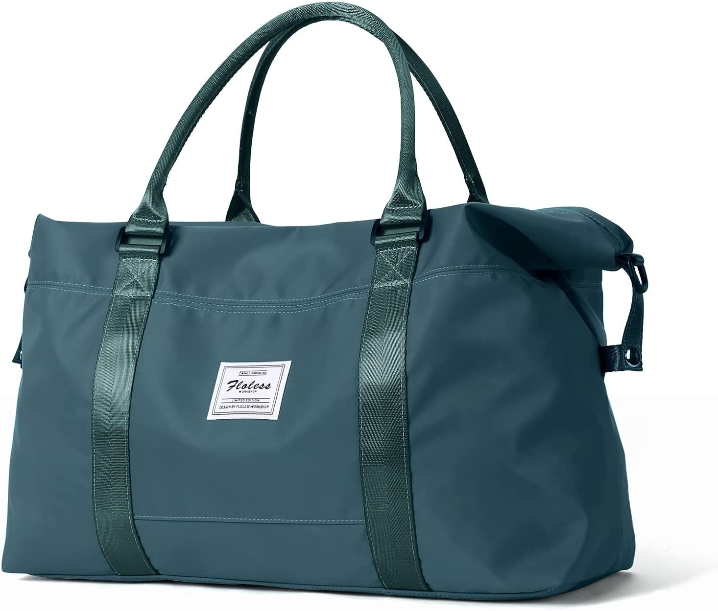 Small Gym Duffle Bag for Women, Mini Cute Weekender Handbag Carry on Travel Bag for Airplane, Water Resistant Sports Yoga Tote Bag with Dry Wet