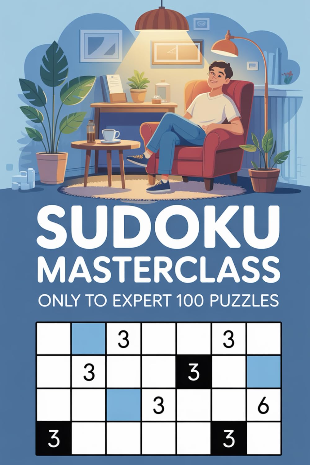 Sudoku Masterclass: Only to Expert 100 Puzzles: The Ultimate Challenge for Elite Solvers: 100 Extreme Logic Puzzles to Master Advanced Techniques like X-Wings & Swordfish