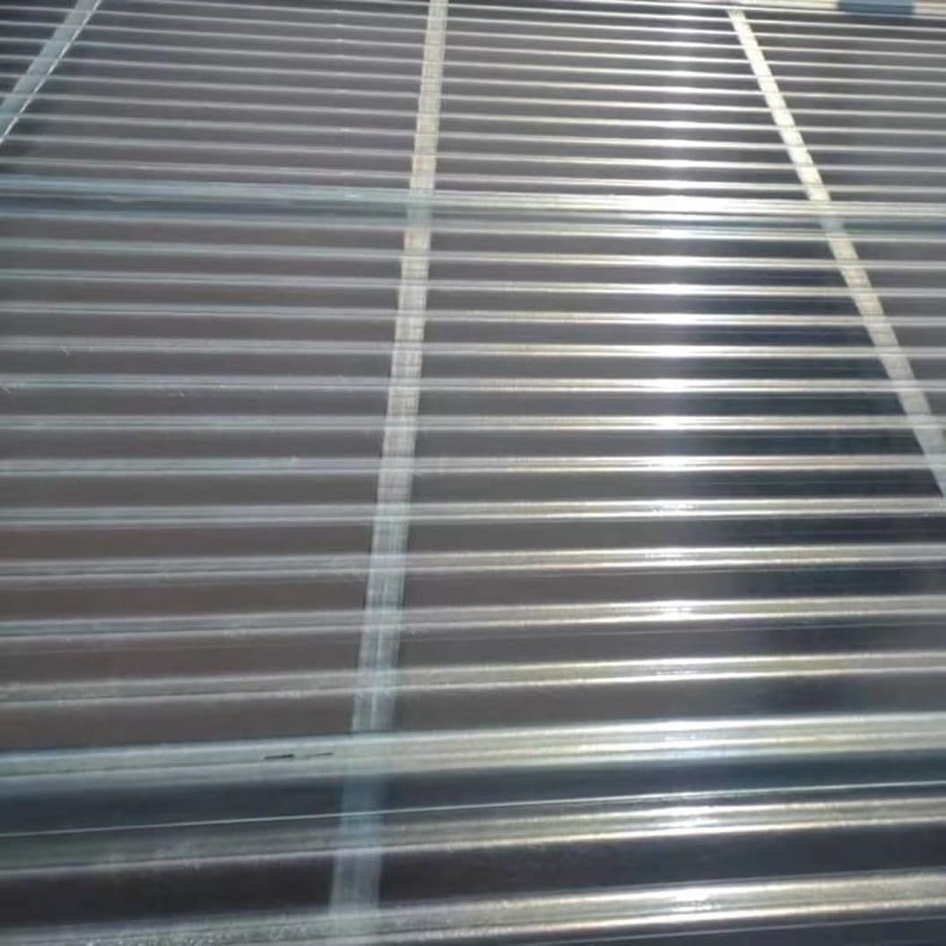 10 Sztuk Przezroczystej Blachy Dachowej, Zamienny Materiał Dachowy, Przezroczyste Panele światła Dziennego, Blachy Faliste 1,2 Mm, Do Wiaty Balkonowej Z Baldachimem, 50x90cm/19.6x35.4in