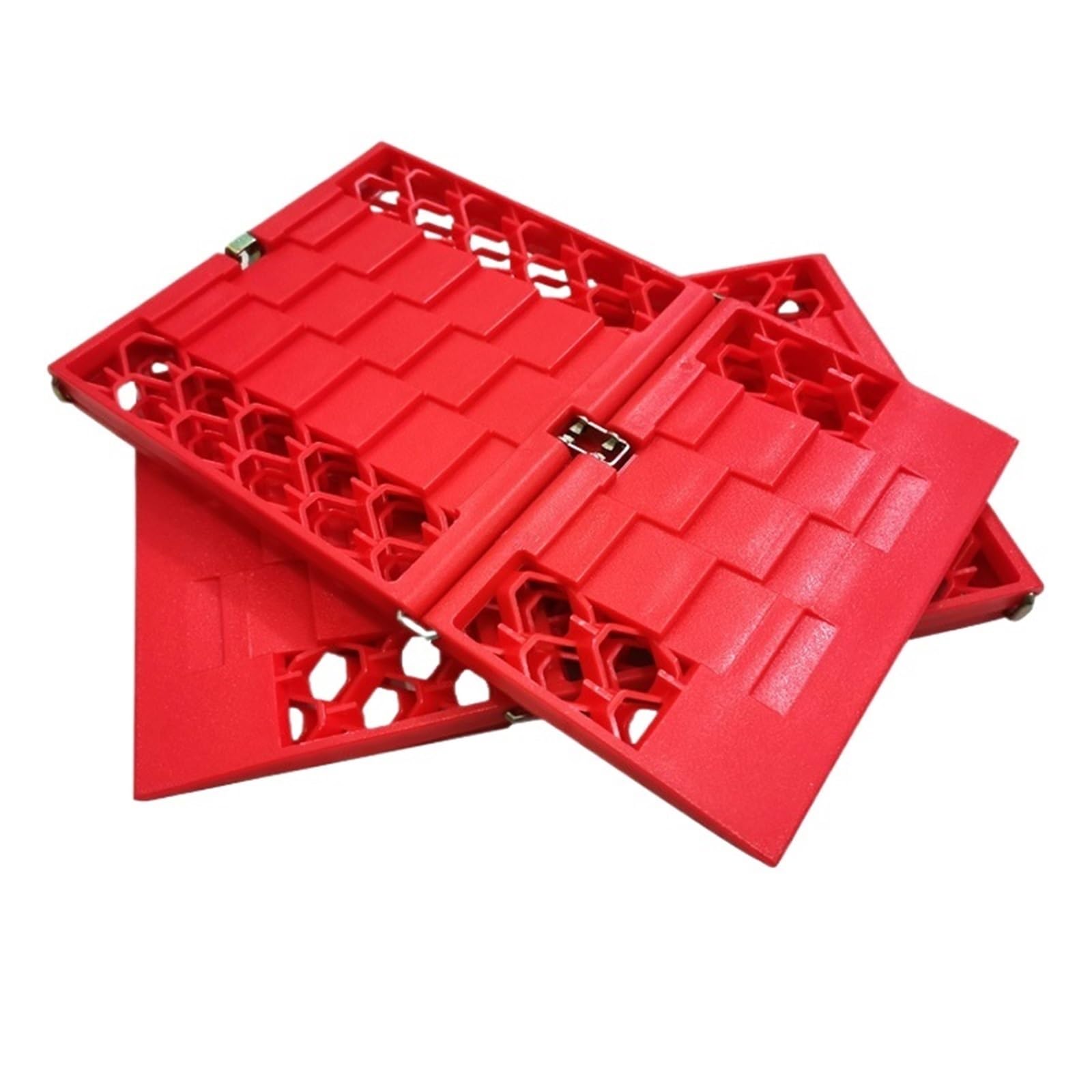 Tavole di Trazione per Il Recupero 1Pc off Road Recupero Trazione Schede 4x4 Veicolo Fuga Pista Scaletta Sabbia Fango Neve Auto Zerbino Salvataggio for Fuoristrada(RED-60X18CM)